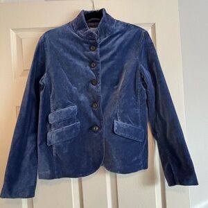 Sundance Deep Blue Velvet Blazer